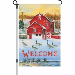 Accent Home & Garden 12 In. Flag - Country Barn Accent