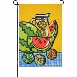 Accent Home & Garden 12 In. Flag - Watermelon Citrus Accent