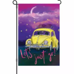 Accent Home & Garden 12 In. Flag - Let's Just Go