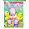 Accent Home & Garden 28 In. Flag - Bunny And Friends