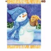 Accent Home & Garden Accent 28 In. Flag - Snowman And Owl