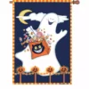 Accent Home & Garden 28 In. Halloween House Flag - Candy Ghost