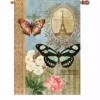 Accent Home & Garden 28 In. Flag - Unique Butterflies Accent