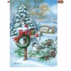 Accent Home & Garden 28 In. Flag - Christmas Mail Accent