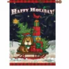 Accent Home & Garden 28 In. Flag - Doggone Happy Holiday Accent