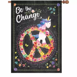 Accent Home & Garden Accent 28 In. Flag - Be The Change