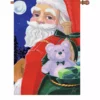 Accent Home & Garden 28 In. Flag - Santa Accent 2 Accent Home & Garden 28 In. Flag - Santa Accent