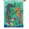 Accent Home & Garden 28 In. Flag - Seahorses Accent