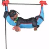 Accent Home & Garden Garden Charm - Sleeping Dachshund Garden Decor