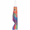 Accent Home & Garden Koi Windsock - Rainbow Swirl Fish