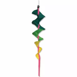 Windsocks SoundWinds Small Fusilli Spinning Windsock - Green