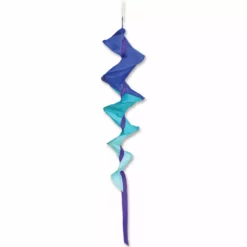 SoundWinds Small Fusilli Spinning Windsock - Blue Windsocks