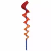 SoundWinds Medium Fusilli Spinning Windsock - Orange Windsocks 1 SoundWinds Medium Fusilli Spinning Windsock - Orange Windsocks