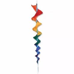 SoundWinds Large Fusilli Spinning Windsock - Rainbow Windsocks