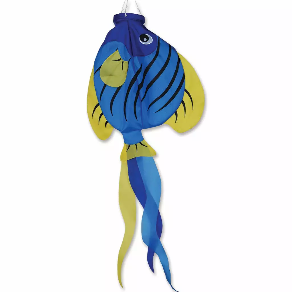 WindGarden WindGarden 36 In. Striped Angelfish Windsock 2 WindGarden WindGarden 36 In. Striped Angelfish Windsock