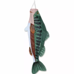 WindGarden WindGarden 52 In. Large Mouth Bass Fish Windsock