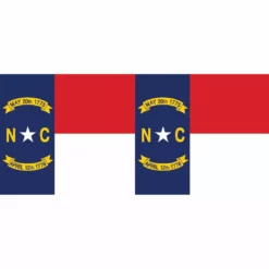 WindGarden Windsock - North Carolina Flag