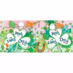 Accent Home & Garden Embroidered Applique Windsock - Irish Vibes