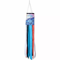 Accent Home & Garden Embroidered Applique Windsock - Swim With The Current Seasonal Windsocks