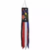 Accent Home & Garden Embroidered Applique Windsock - Freedom Fireworks Accent 1 Accent Home & Garden Embroidered Applique Windsock - Freedom Fireworks Accent