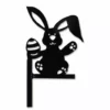 Accent Home & Garden Accent Bunny Flag Finial 2 Accent Home & Garden Accent Bunny Flag Finial