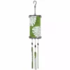 WindGarden WindGarden Silhouette Glass Wind Chime - Banana Leaf