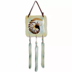 WindGarden Glass Terra Wind Chime - Nautilus WindGarden