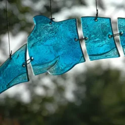 WindGarden Glass Fish Mobile - Dolphin