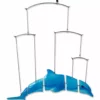 WindGarden Glass Fish Mobile - Dolphin