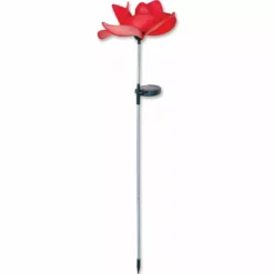 Accent Home & Garden Accent Solar Flower - Rose