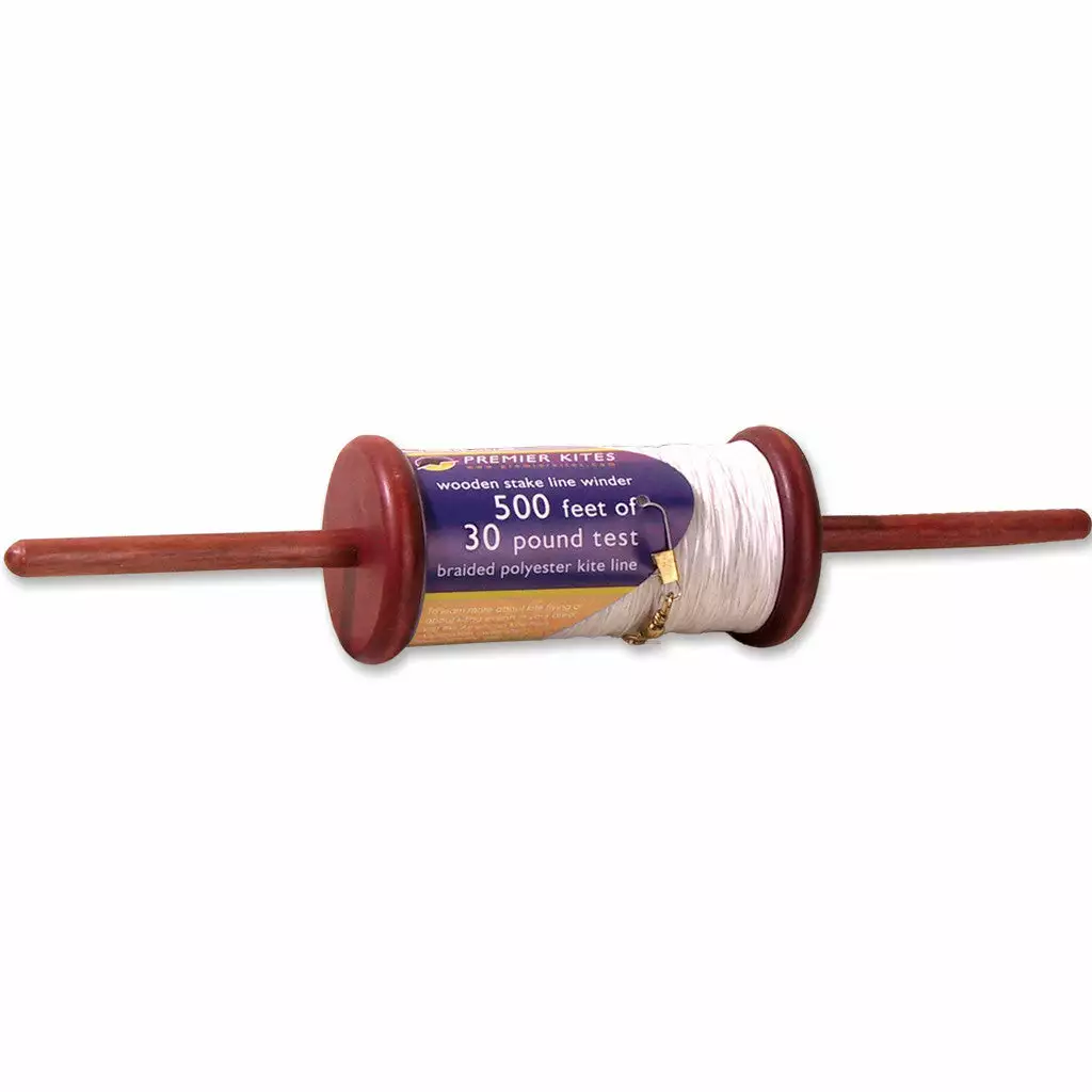 Kites 30 Lb./500 Ft. Kite Line/Wooden Winder Premier Kites 3 Kites 30 Lb./500 Ft. Kite Line/Wooden Winder Premier Kites