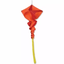 SoundWinds Small Rotini Spinning Windsock - Red Windsocks