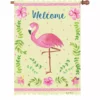 Accent Home & Garden 28 In. Flag - Coastal Flamingo Accent 1 Accent Home & Garden 28 In. Flag - Coastal Flamingo Accent