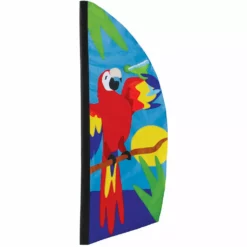WindGarden 8.5 Ft. Feather Banner - Parrot Paradise