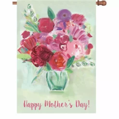 Accent Home & Garden Accent 28 In. Flag - Mother's Day Bouquet