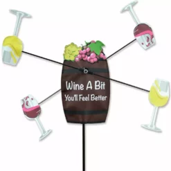 WindGarden WindGarden WhirliGig Spinner - 21 In. Wine A Bit