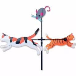 WindGarden Single Carousel Spinner - Cats