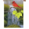 Accent Home & Garden 28 In. Flag - Cardinal And Waterfall