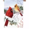 Accent Home & Garden Accent 28 In. Flag - Cardinals And Hemlock